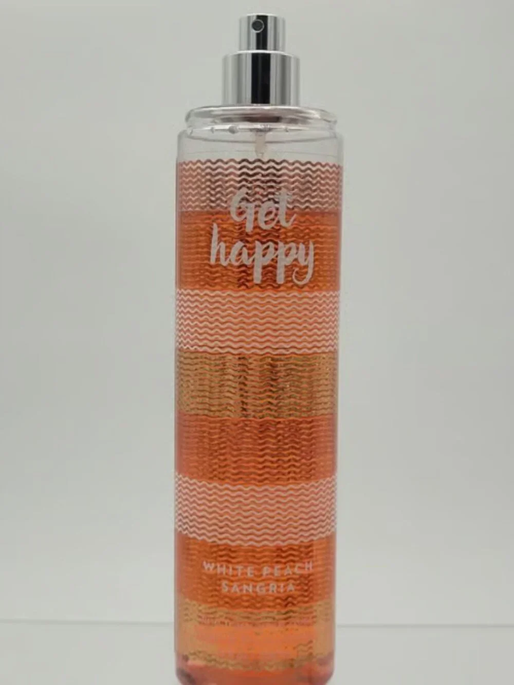 Bath & Body Works GET HAPPY Fine Fragrance Mist White Peach & Sangria 8 fl oz